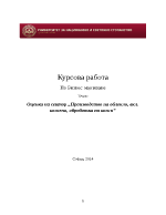 Оценка на сектор Произвoдство на облекло вкл кожено обработка на кожи