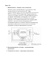 DRAM памети блокова схема особености