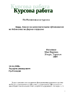 Анализ на икономическата ефективност на дейността на фирма в туризма