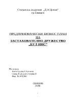 Предприемачески бизнесплан на Бул Инс