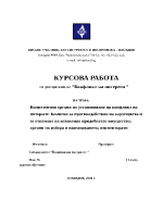 Компетентни органи по установяване на конфликт на интереси Комисия за противодействие на корупцията и за отнемане на незаконно придобитото имущество органи по избора и назначаването инспекторати