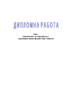 Управление на персонала в турооператорска фирма Турк Травелс