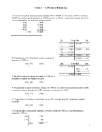 Задачи за изпит по счетоводство