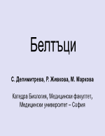 Структура състав функции Равнища на организация Блетъчни домени