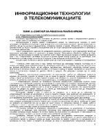 Информационни технологии в телекомуникациите Софтуер за работа в реално време