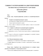 Същност и приложение на документарния актив в международната търговия