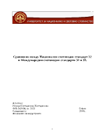 Сравнение между Национален счетоводен стандарт 32 и Международни счетоводни стандарти 32 и 39