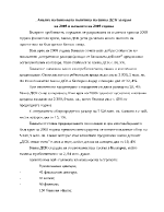 Анализ на банковата политика на банка ДСК за края на 2008 и началото на 2009 година