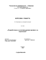 Разработване на мотивационен профил на персонала