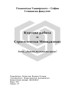 Стратегически мениджмънт - анализ на външна среда