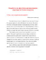 Разработка на ефективна организационна структура на Салон за красота