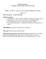 План-конспект - род и число на съществителните имена 