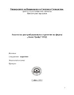 Анализ на дистрибуционната стратегия на фирма