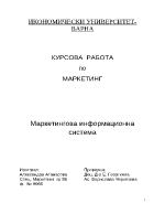 Маркетингова информационна система