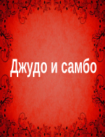 Джудо и самбо