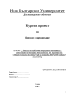 Анализ на публично търгувани компании с използване на пазарни множители по примера на Адванс Екуити Холдинг АД за периода 2007-2009 година