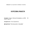 Анализ на изискванията и условията на работа - организационно поведение