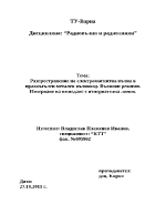 Разпространение на електромагнитна вълна в правоъгълен метален вълновод Вълнови режими Измерване на импеданс с измервателна линия