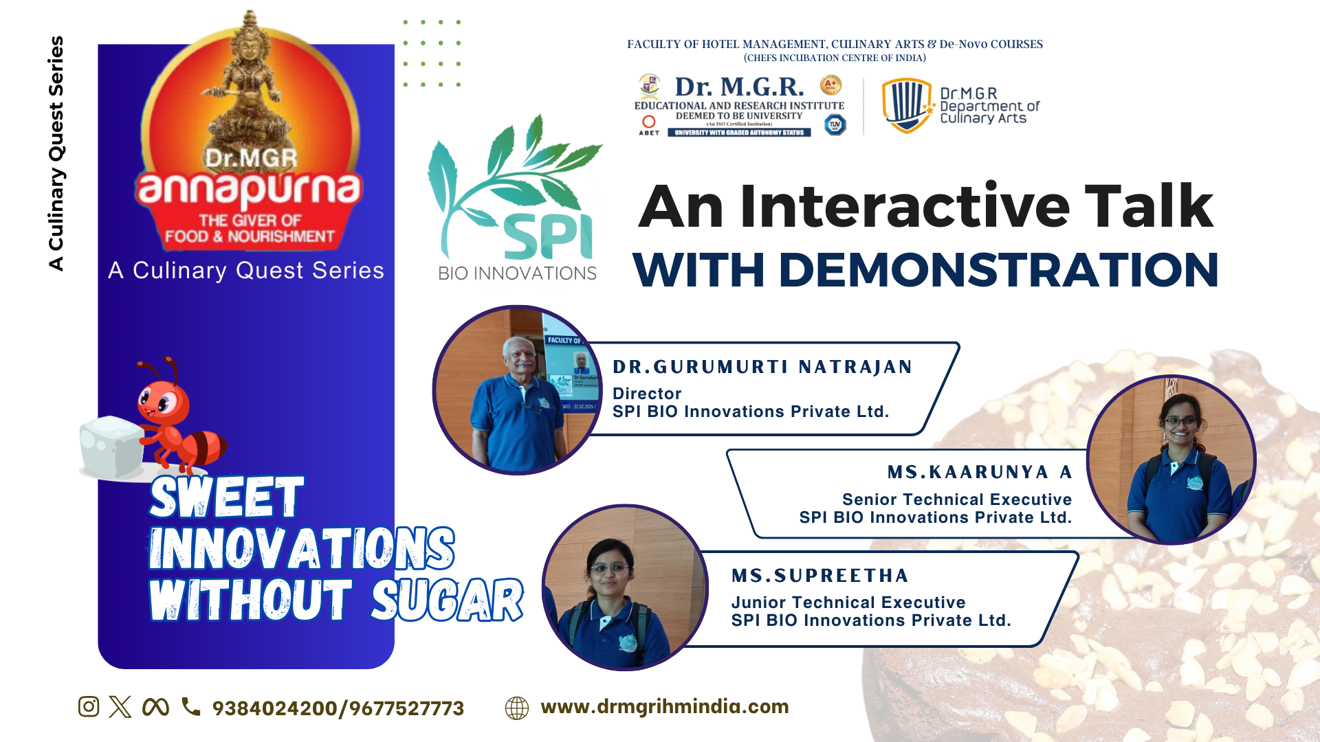 Dr.MGR Annapurna – Culinary Quest #6 Dr.MGR Annapurna – Culinary Quest #6