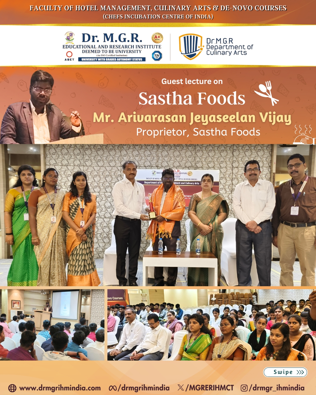 Sastha Foods - Guest Lecture Sastha Foods - Guest Lecture