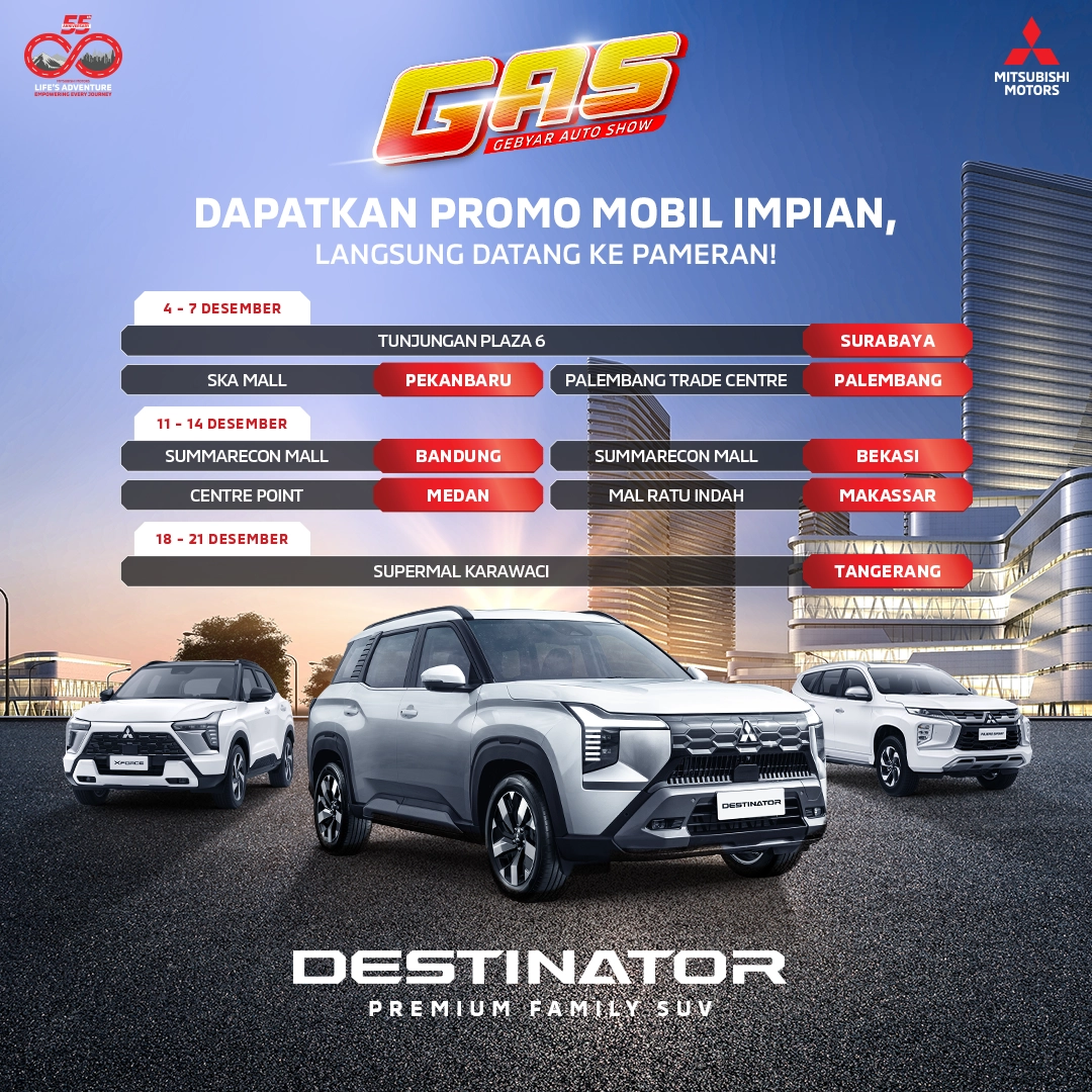 Jadwal Pameran Mitsubishi Motors Desember 2025
