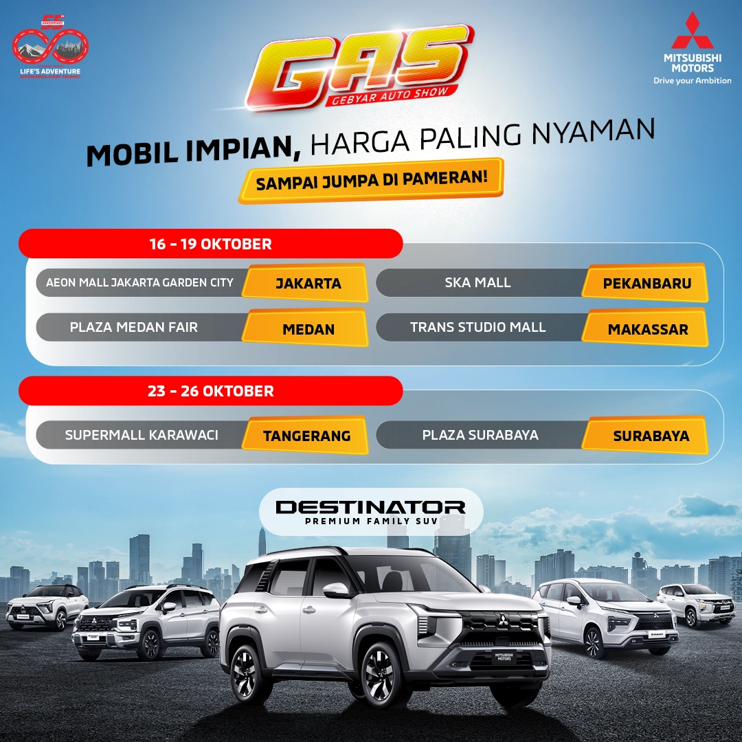 Jadwal Pameran Mitsubishi Motors Oktober 2025