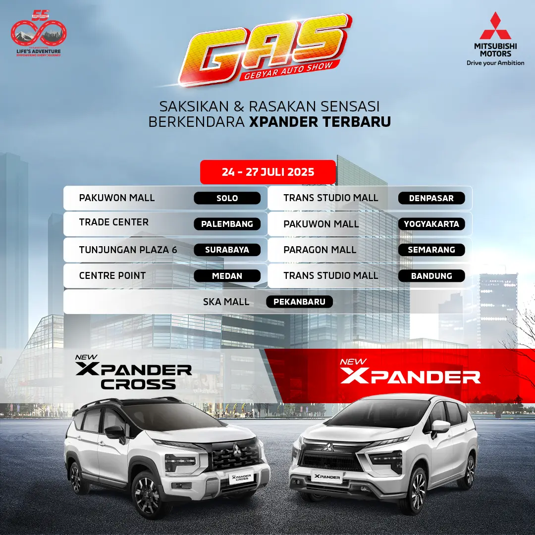 Jadwal Pameran Mitsubishi Motors Juli 2025