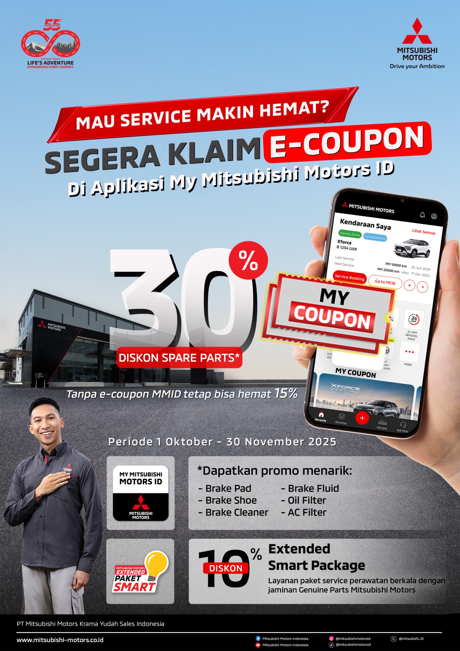 Sambut Akhir Tahun, MMKSI Sediakan Kampanye “Servis Hemat” Dengan Diskon Hingga 30%!