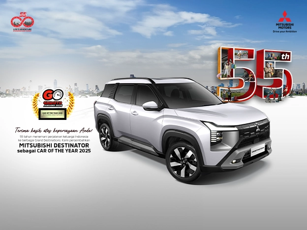Mitsubishi Destinator Raih Dua Penghargaan Bergengsi “Car of the Year” & “The Best Medium SUV” di GridOto Award 2025