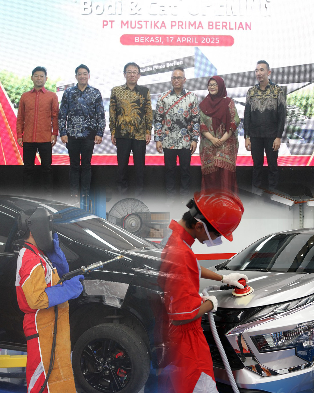 Pembukaan 2 Fasilitas Bodi & Cat Resmi Mitsubishi Motors di Jabodetabek