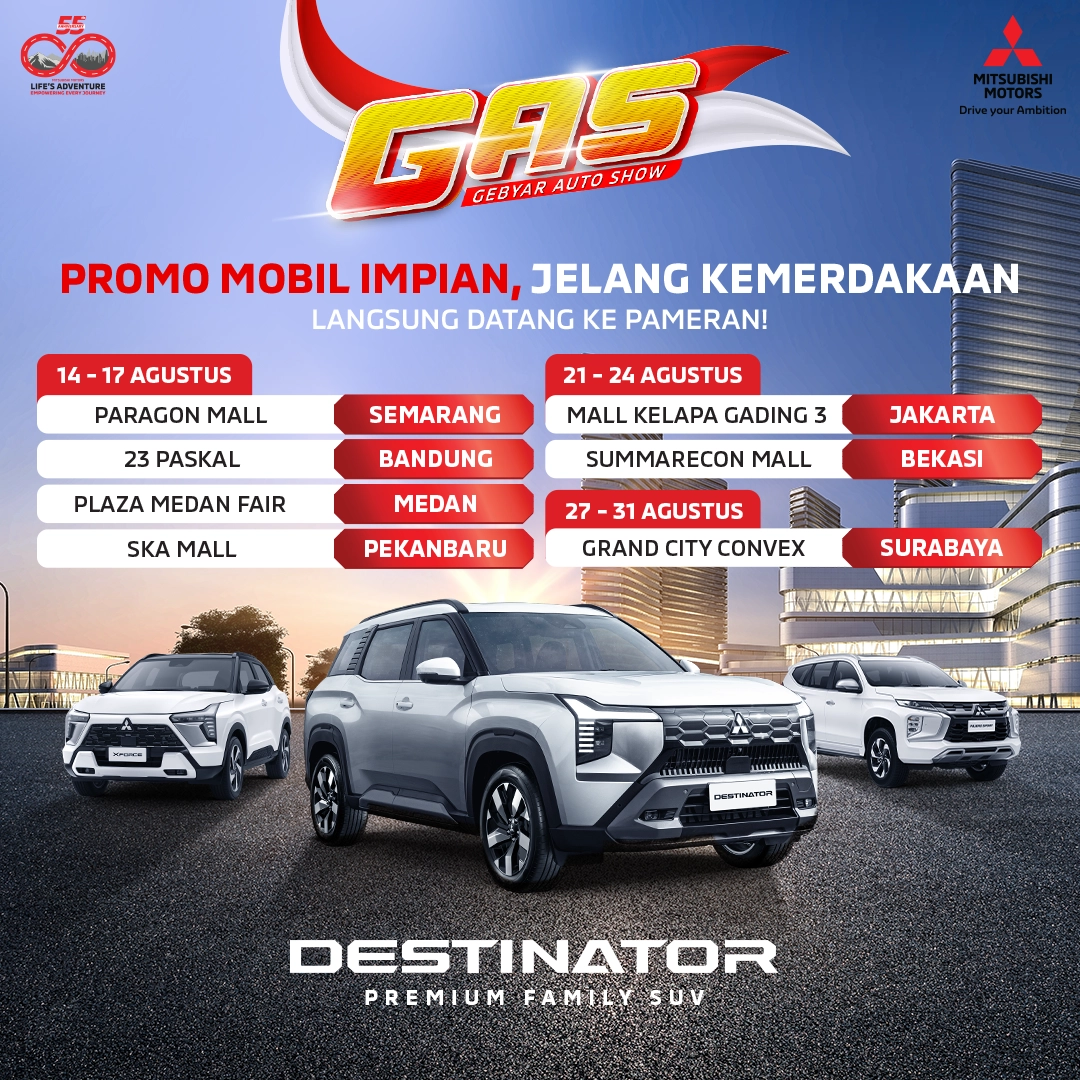 Jadwal Pameran Mitsubishi Motors Agustus 2025