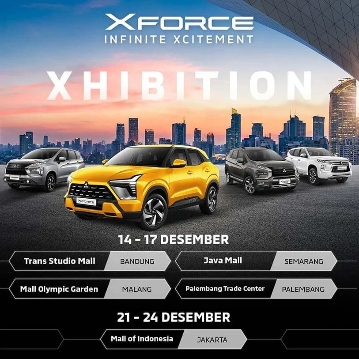 Jadwal Pameran Mitsubishi Motors Desember 2023