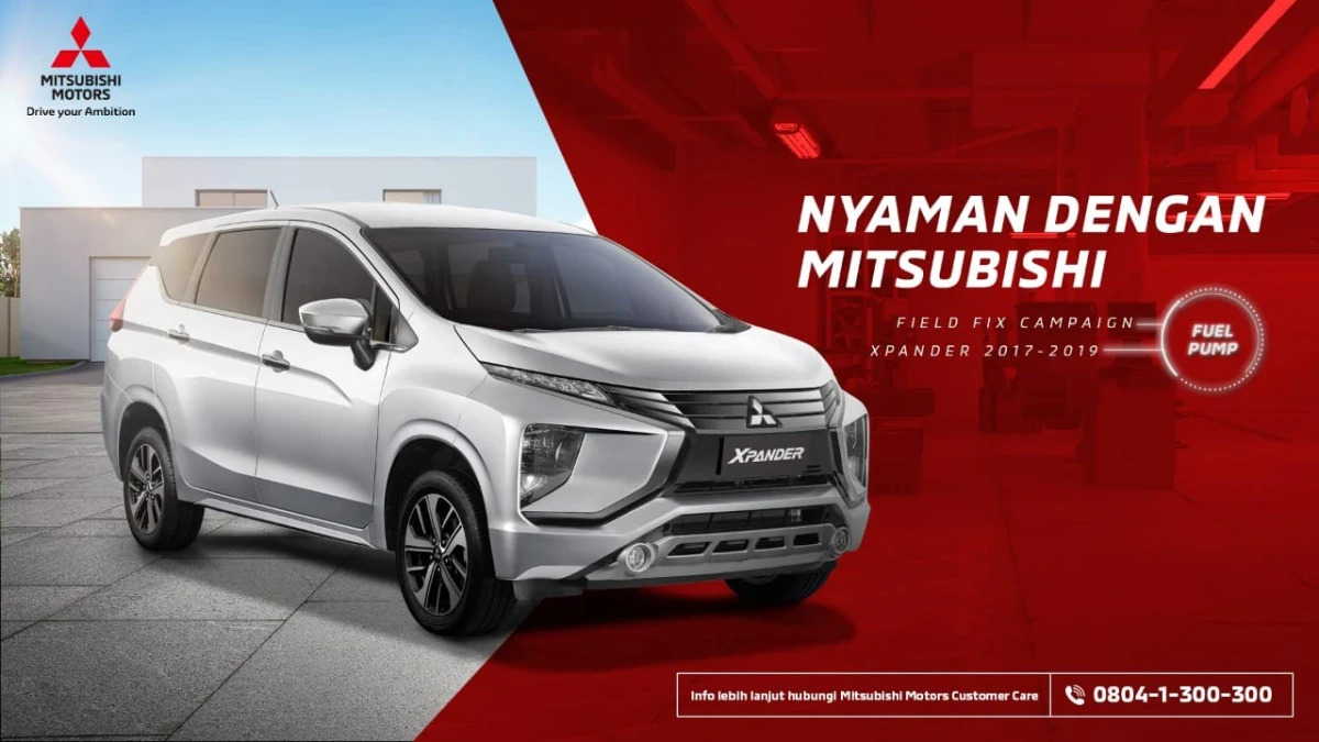 Kampanye Perbaikan Komponen Pompa Bahan Bakar Untuk Mitsubishi XPANDER di Indonesia
