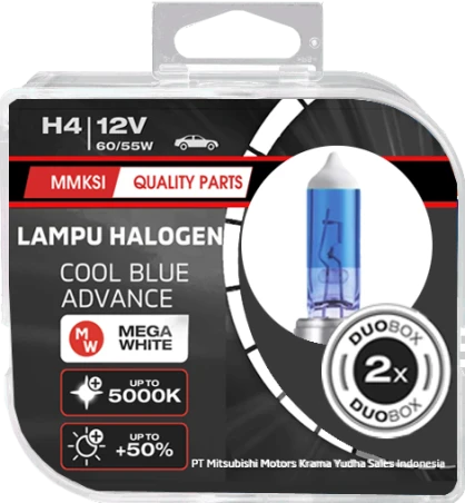 Part BULB HEADLAMP HALOGEN H4 12V 60/55W (RN)