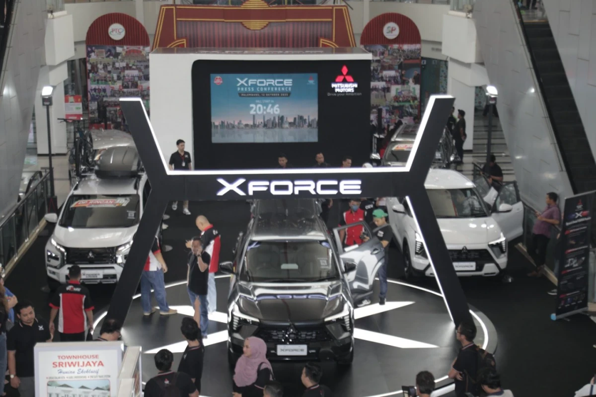 Jelajahi Pulau Sumatera, Mitsubishi XFORCE Hadir di Kota Palembang
