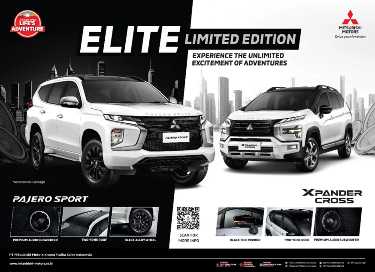 Respon Antusiasme Pasar Terhadap Model Spesial, MMKSI Luncurkan Pajero Sport dan New Xpander Cross Limited Edition