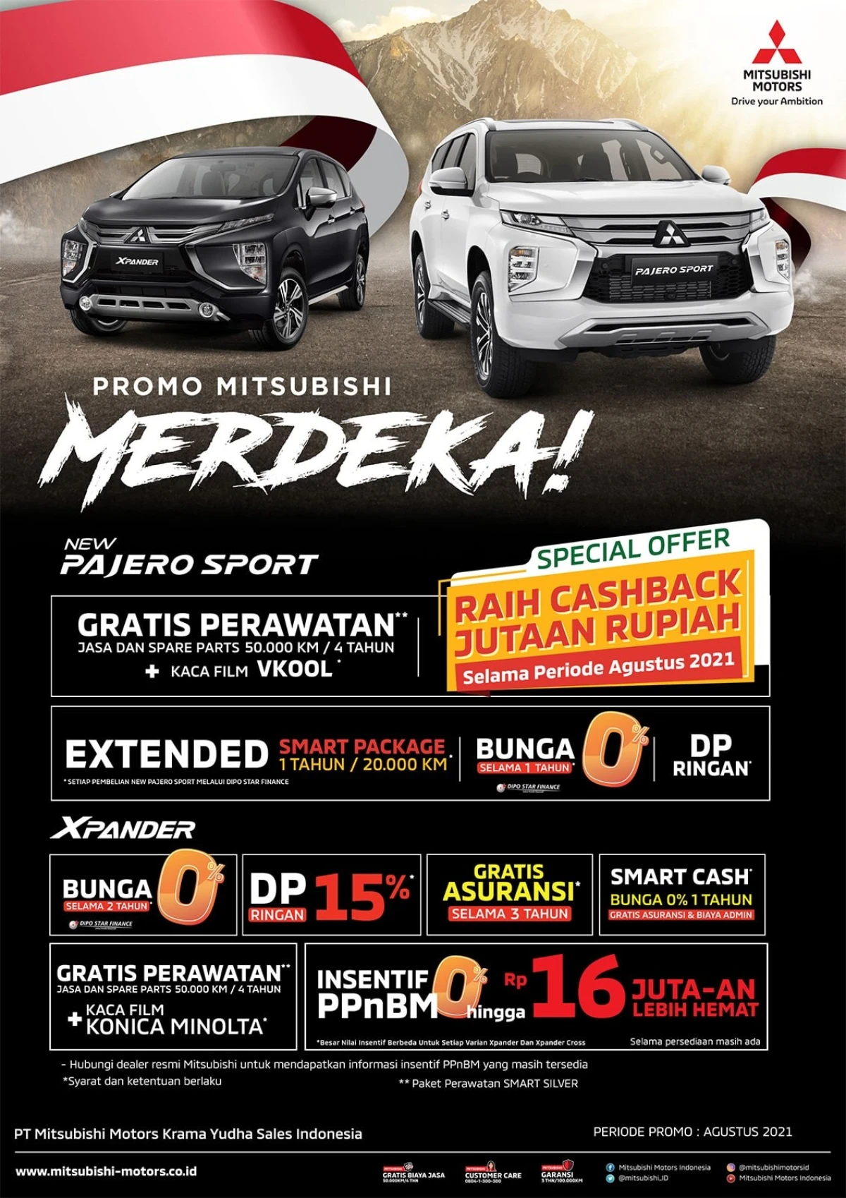 Program Penjualan Atraktif Bulan Agustus 2021 Dari MMKSI