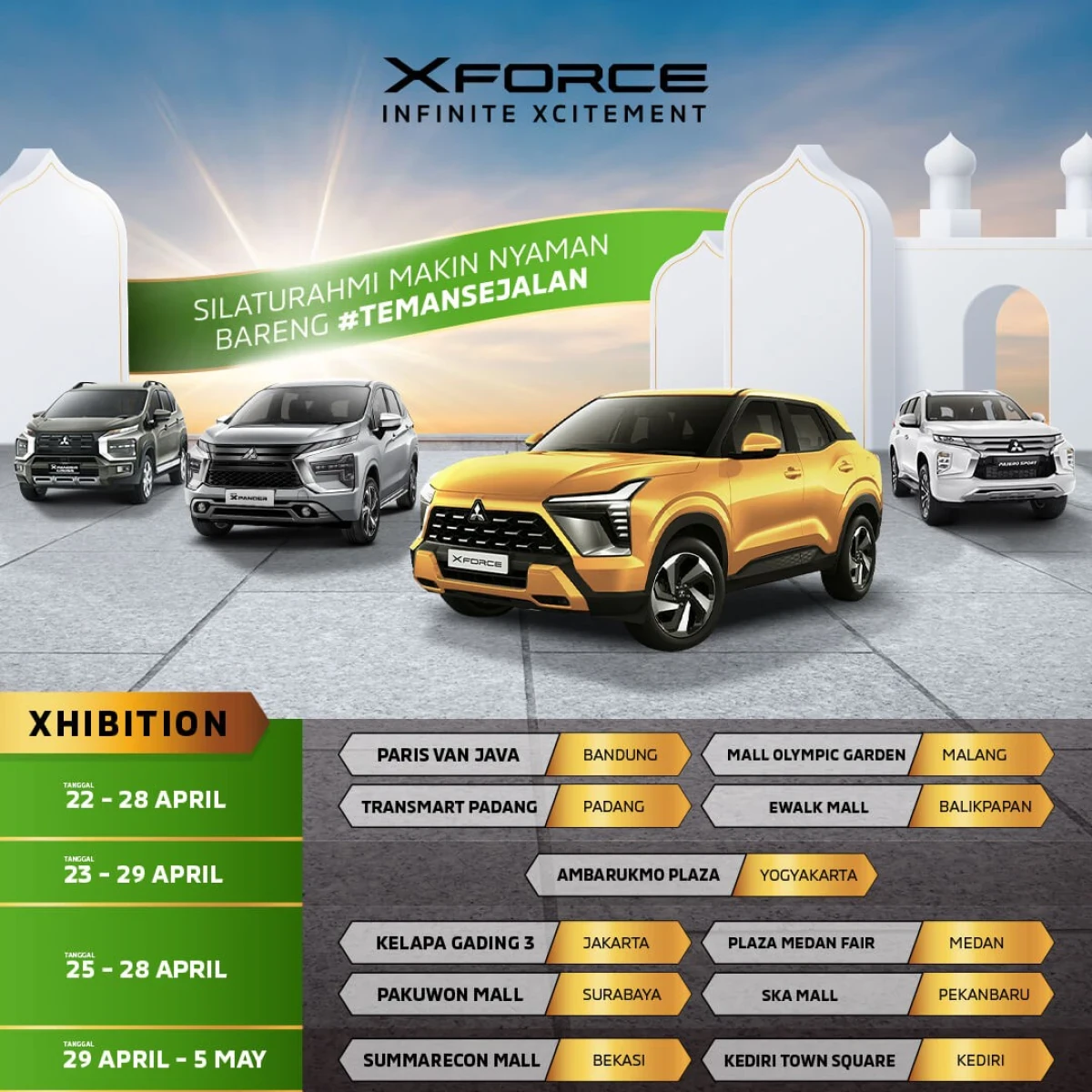 Jadwal Pameran Mitsubishi Motors April 2024