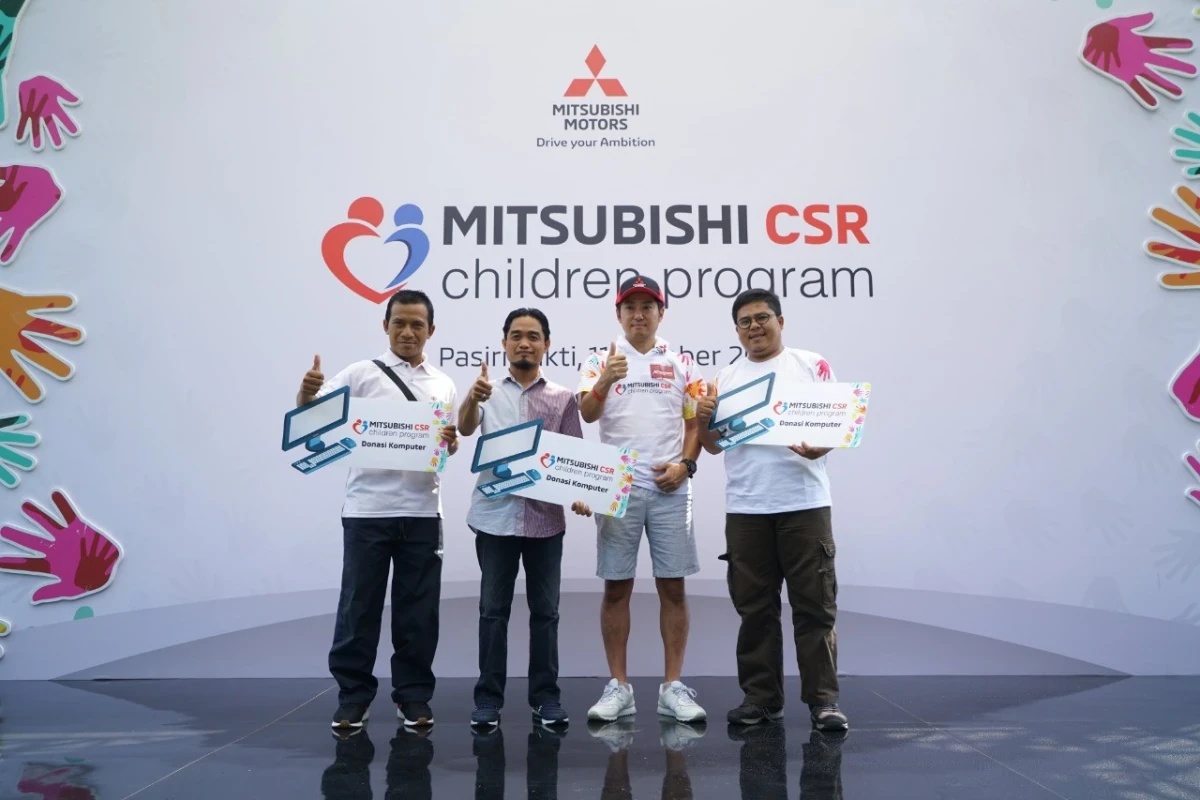 Mitsubishi Motors Berbagi Dengan Anak-Anak Yatim Piatu Dalam Mitsubishi Children Program