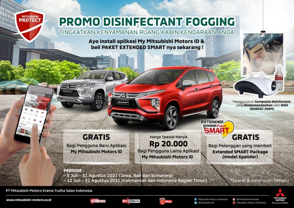Jaga Kondisi Konsumen dan Kendaraan, MMKSI Berikan Fogging Disinfectant Gratis Melalui Healthy Campaign