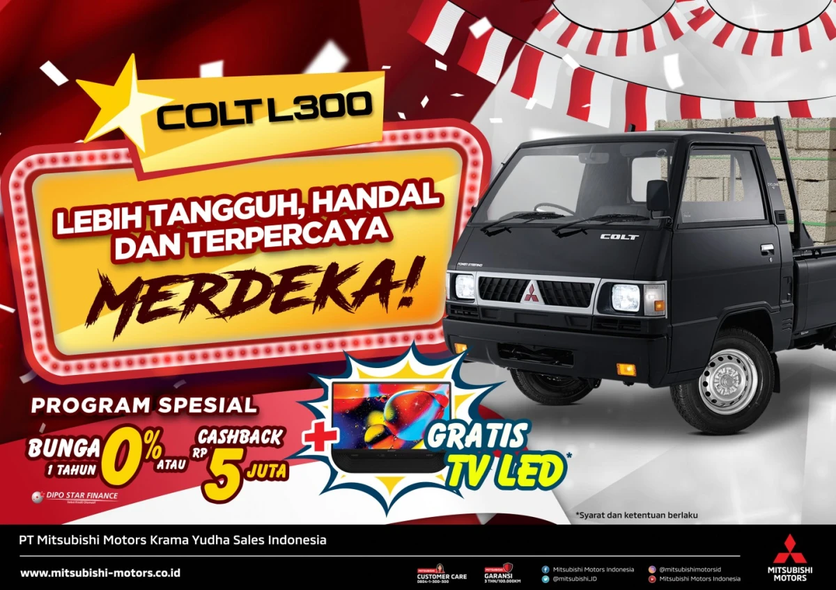 MMKSI Persembahkan Program Penjualan L300 untuk Area Jawa Barat dan Jawa Tengah