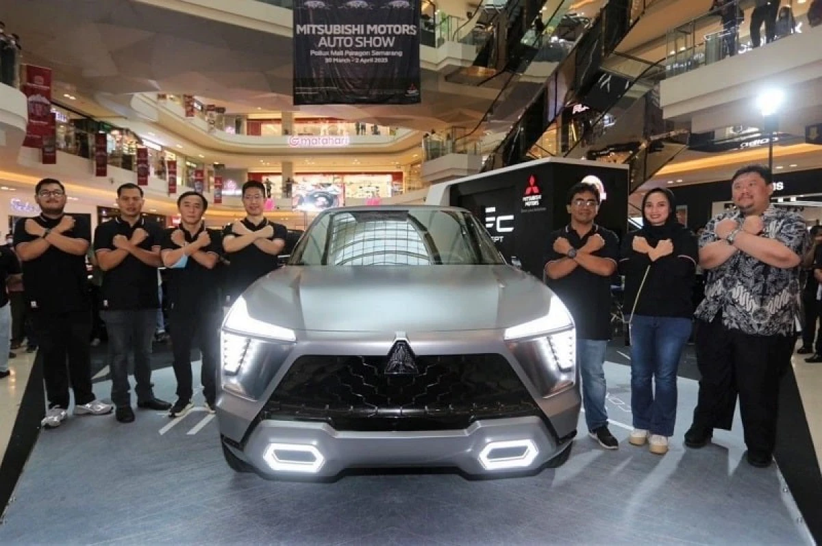 Kunjungan Mitsubishi XFC Concept di Kota Atlas, Semarang
