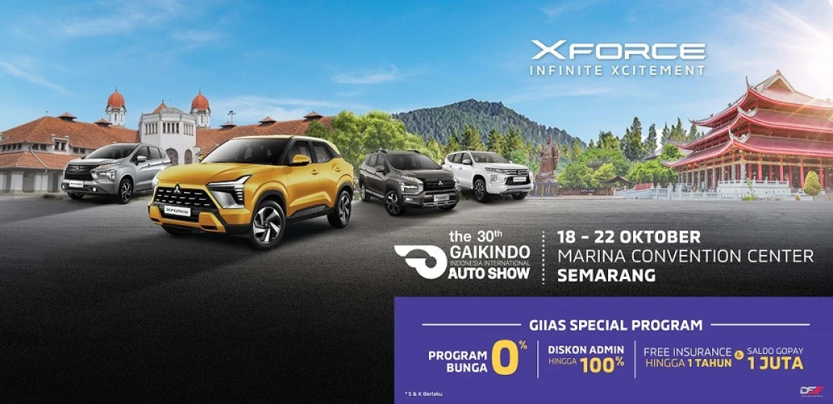 MMKSI Ungkap Masa Depan Petualangan Urban Melalui Mitsubishi XFORCE di GIIAS Semarang
