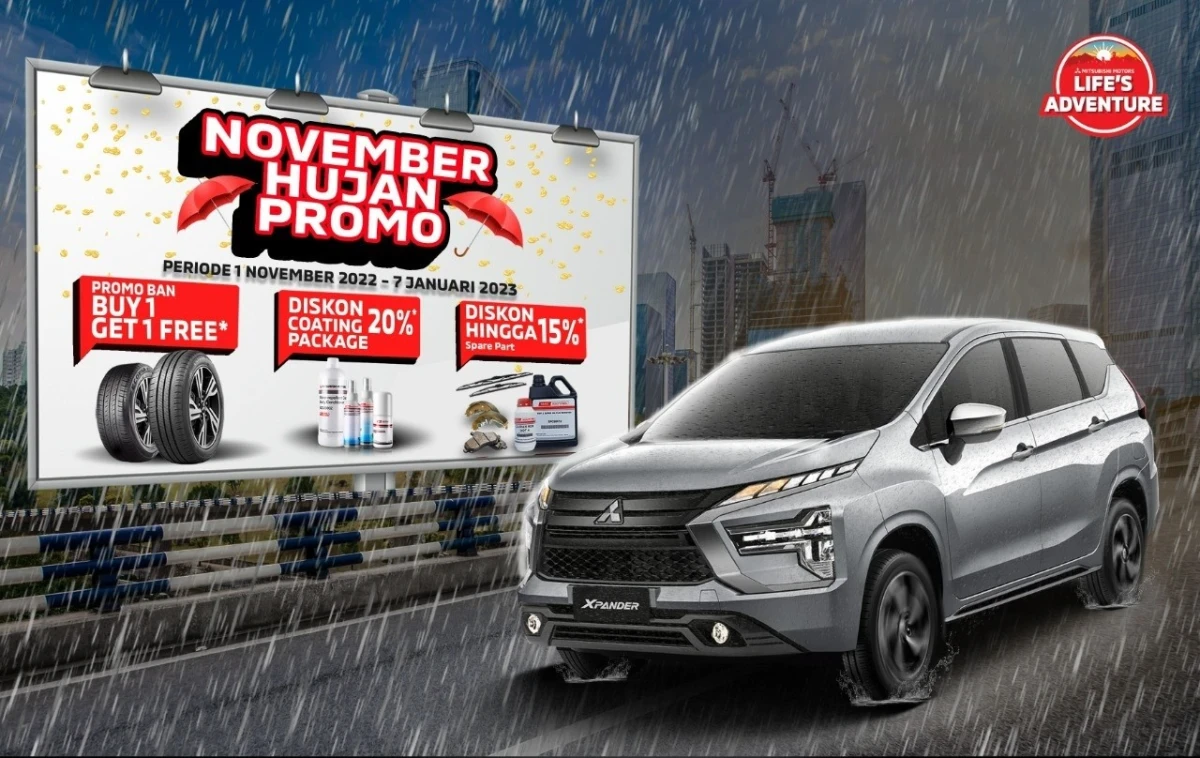 Rainy Campaign Temani Perjalanan Konsumen Mitsubishi Motors Selama Musim Hujan