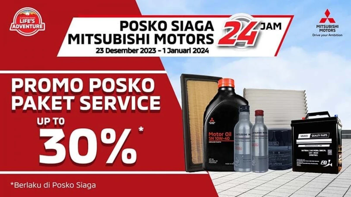 Berikan Kenyamanan Kepada Konsumen di Liburan Akhir Tahun, MMKSI Sediakan Posko Siaga Mitsubishi Motors 24 Jam