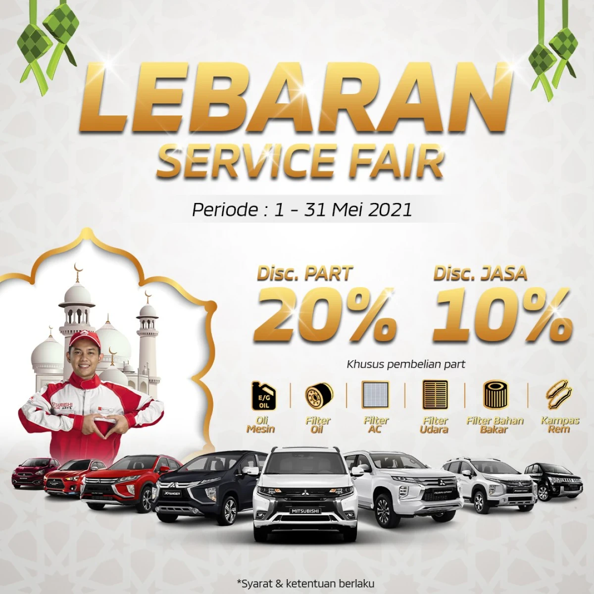 Sambut Hari Raya Idul FItri di Indonesia, MMKSI Hadirkan “Lebaran Service Fair 2021