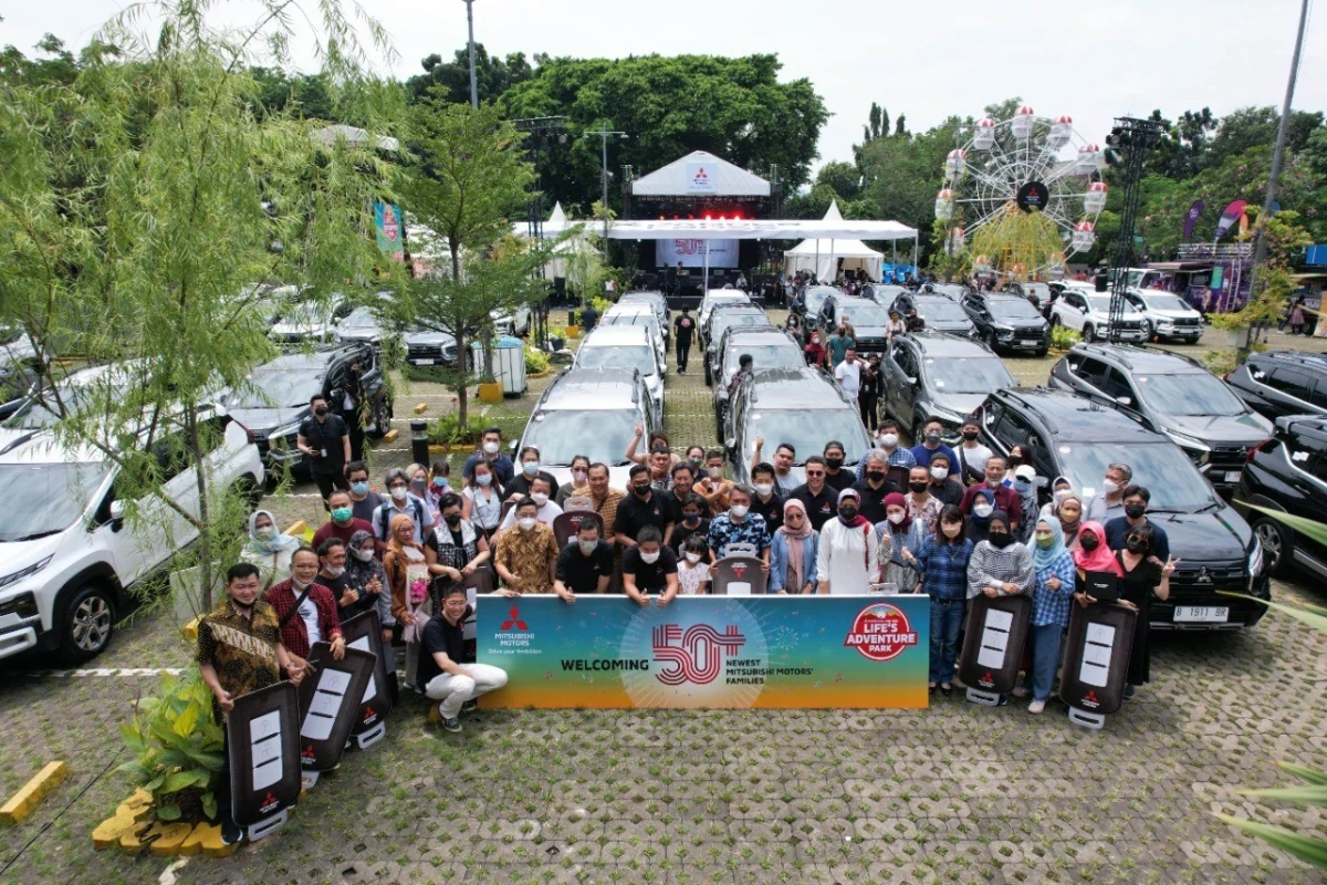 MMKSI Lakukan Seremoni Serah Terima Lima Puluh Unit New Xpander Cross Kepada Konsumen di Life’s Adventure Park