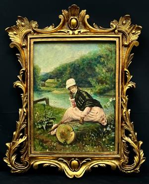 Nieustalony malarz, ''Portret kobiety ''
