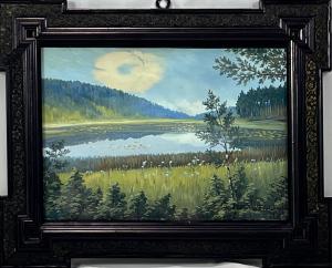 Wacław Stefański,''Leśne jezioro''