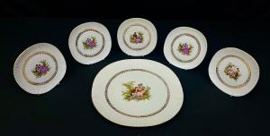 Zestaw porcelanowy-6 sztuk , Chodzież
